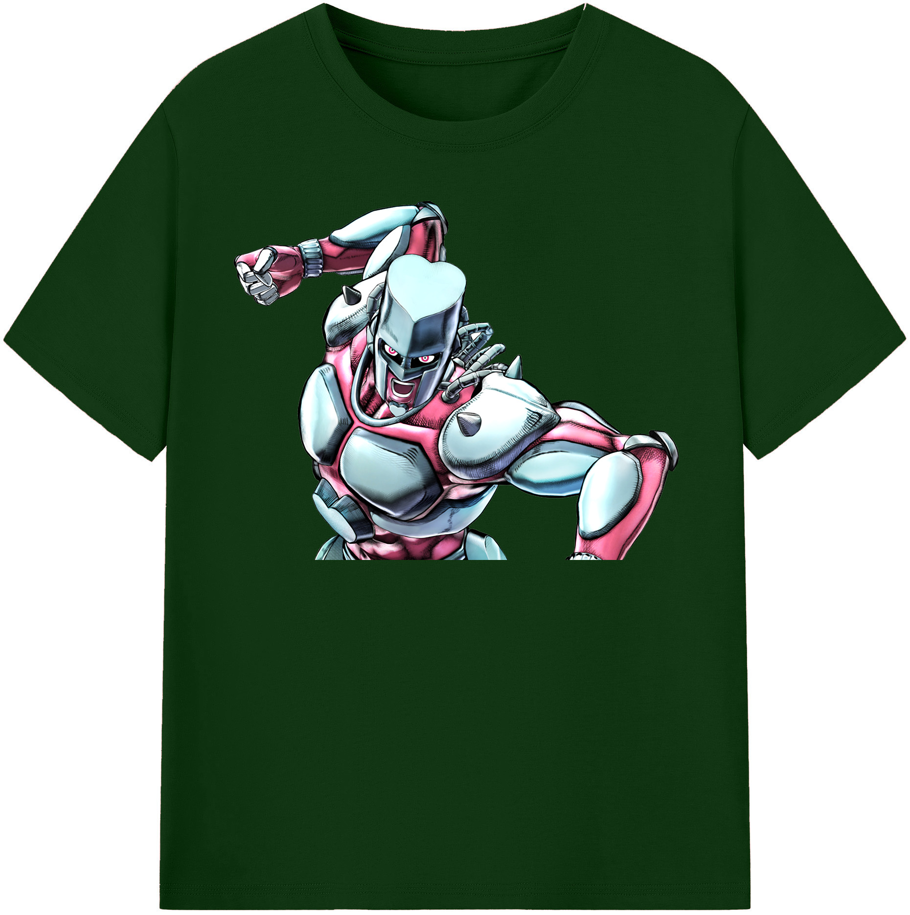 （画像用） ジョジョの奇妙な冒険 ひがしかた じょうすけ JoJo's Bizarre Adventure Higashikata Josuke 綿100％半袖Tシャツ（フロントプリント）